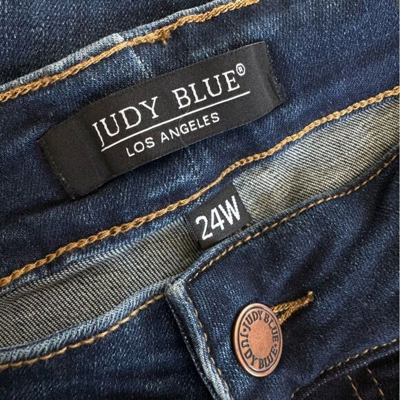 Judy Blue High Waist Skinny Woman’s Plus Size Jeans Size 24W - Picture 10 of 12